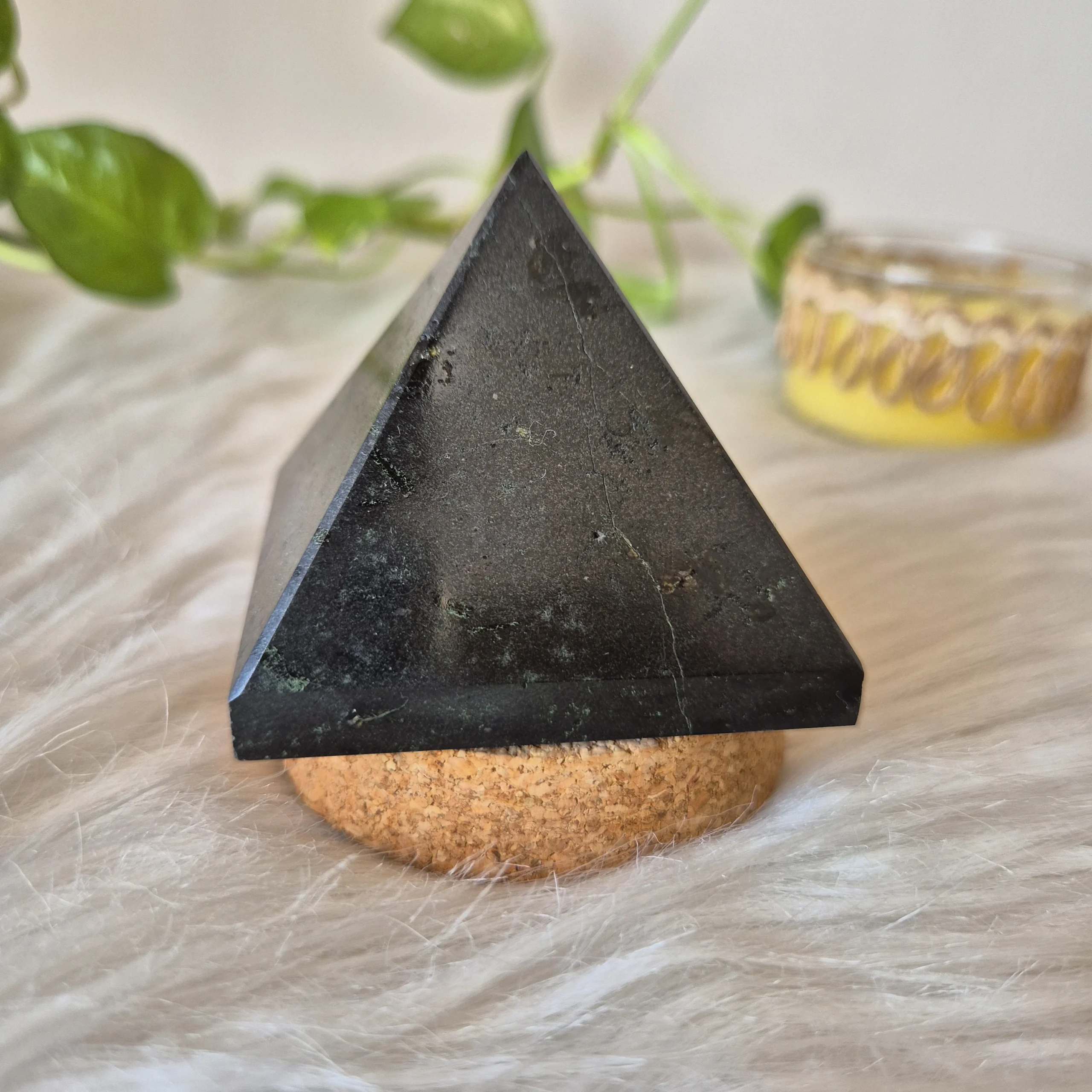 Light Coded Black Tourmaline Pyramid - Image 2